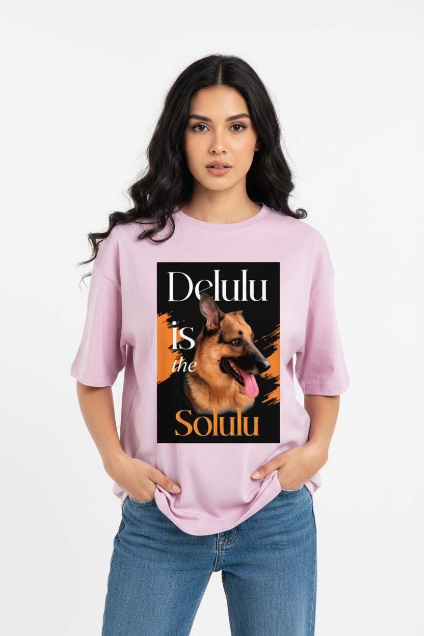 Delulu is the Solulu - Unisex OS Tee -