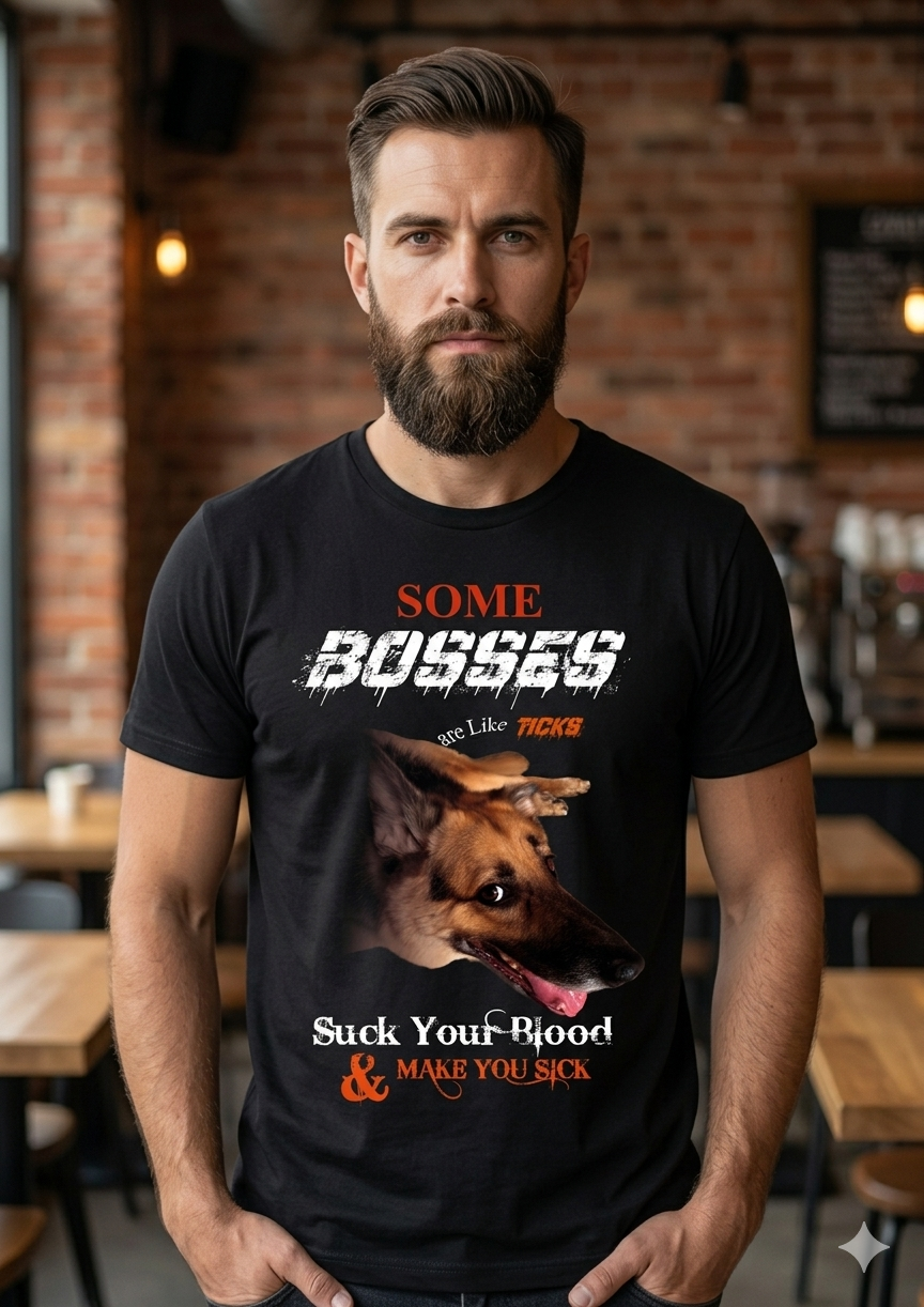 Some Bosses are Like Ticks - Unisex T-Shirt