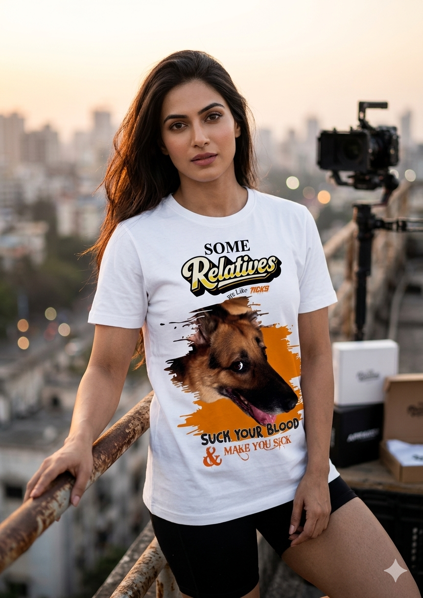 Some Relatives are like Ticks  - Unisex T-Shirt