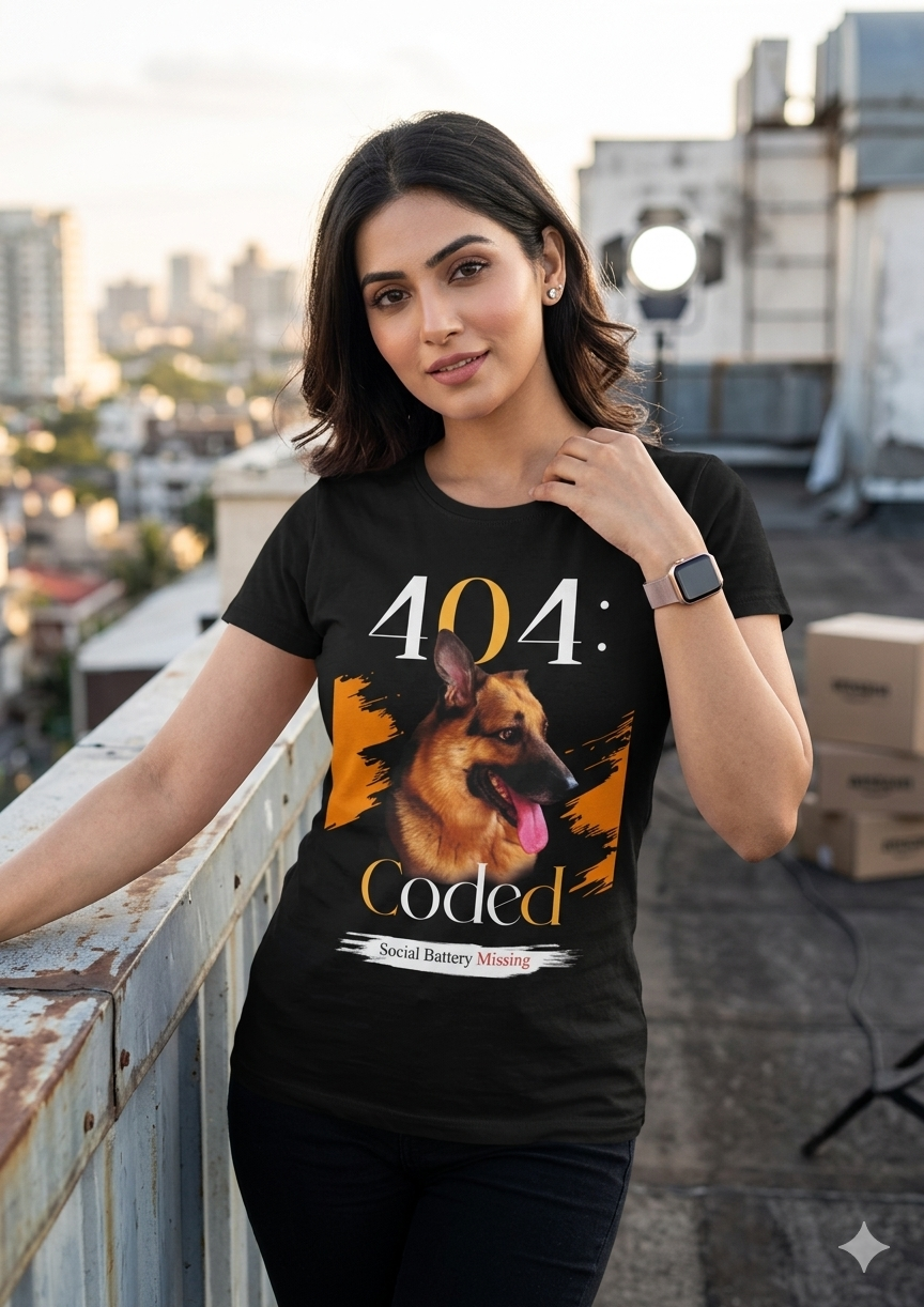 404 Coded - Social Battery Missing - Unisex T-Shirt