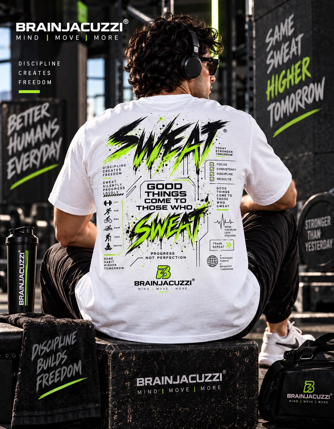 SWEAT V2- Unisex DryFit Workout Tee